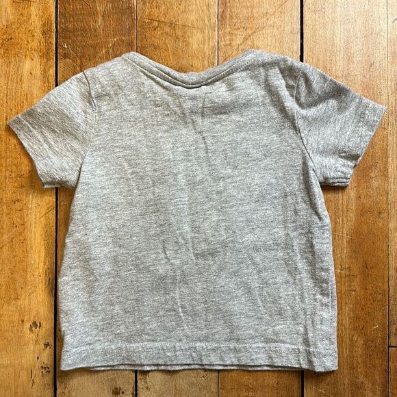 Janie and Jack shirt size 12 to 18 months Gray parrot cotton summer vacation - Picture 4 of 4